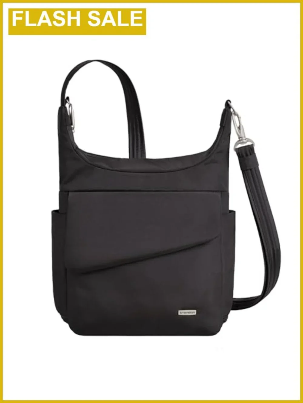 Anti-Theft Messenger Bag with RFID Blocking, Polyester, Adjustable Strap